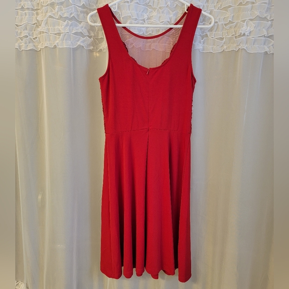 GRACE KARIN Women Red Sleeveless Lace V-Neck A Line Party Dress, NWT, Size S - Picture 8 of 9